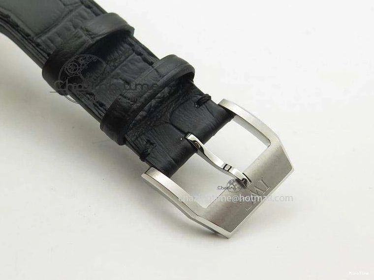 MIROTIME 0721 Mark XVII 1:1 MK Maker Best Edition SS Black Dial On Black Leather Strap A Sporty 7372